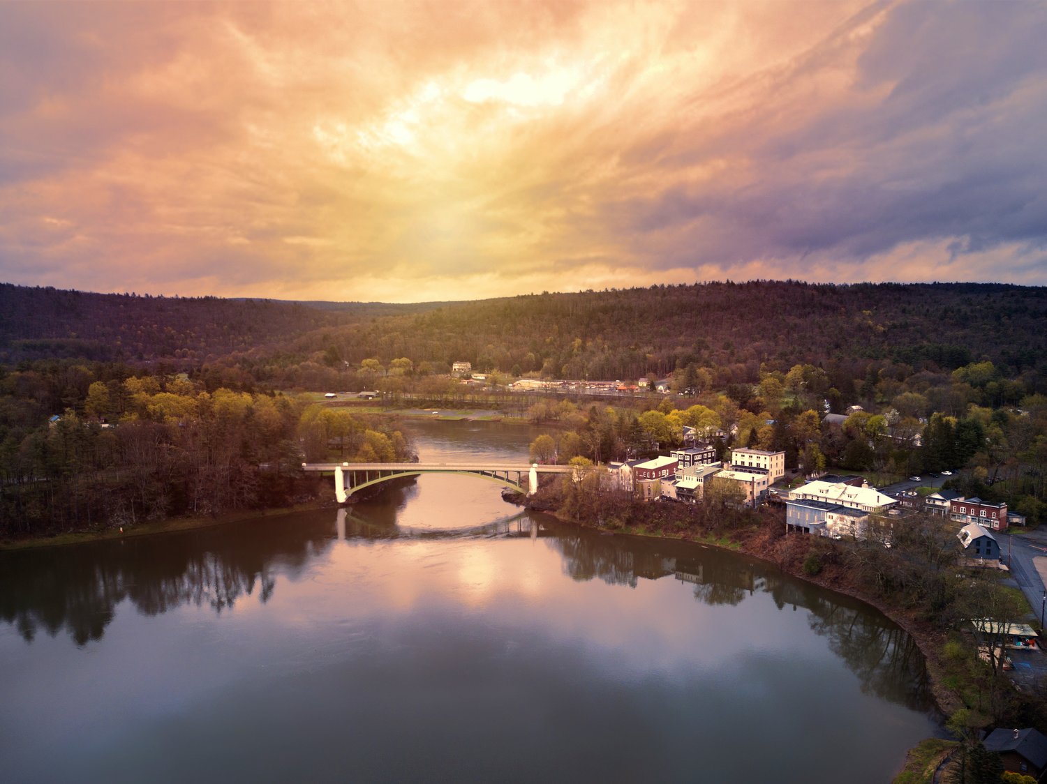 Narrowsburg dazzles. The beautiful river, the majestic eagles, the sense of history, the festivals, the parades, the charming bridge saying, “You can leave, but you’ll be back.”